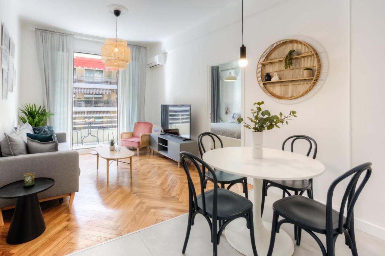 #29 Suite Gambetta Ac Sea View 2 Bedrooms 1Min Walk To Promenade & Sea نيس المظهر الخارجي الصورة