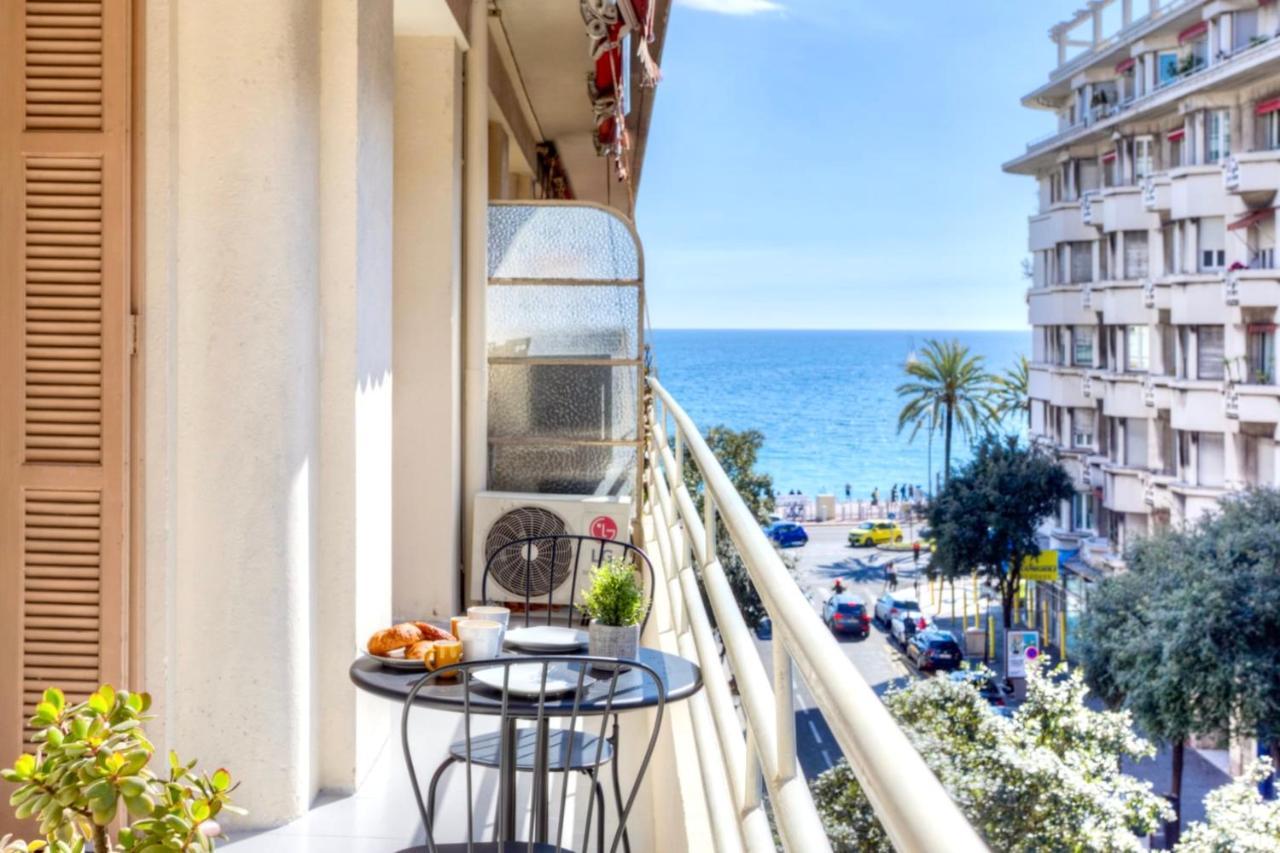 #29 Suite Gambetta Ac Sea View 2 Bedrooms 1Min Walk To Promenade & Sea نيس المظهر الخارجي الصورة