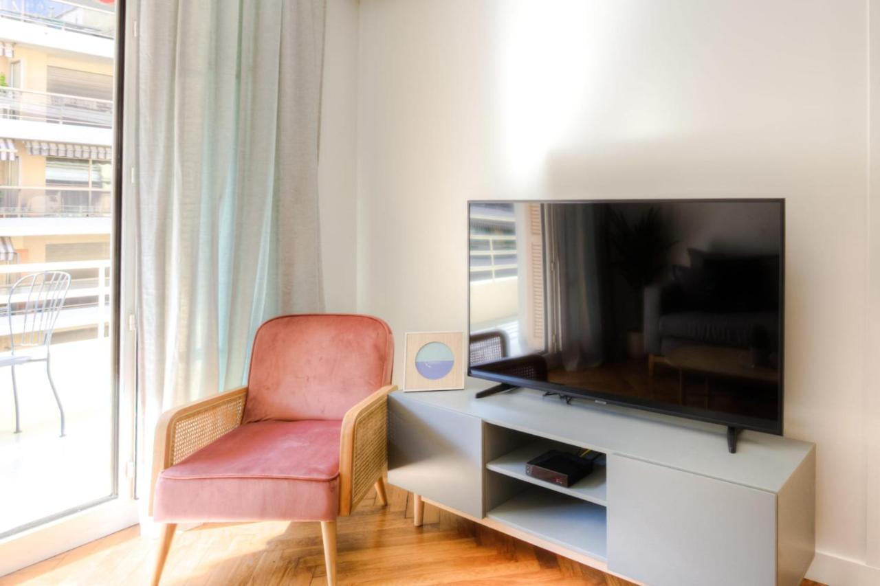#29 Suite Gambetta Ac Sea View 2 Bedrooms 1Min Walk To Promenade & Sea نيس المظهر الخارجي الصورة